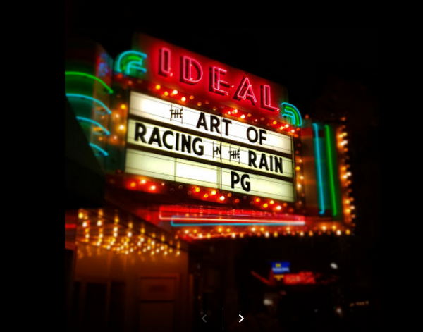Ideal Theatre - Night Shot Of Marquee (newer photo)